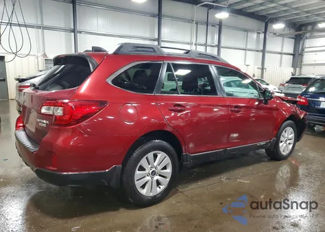 2017 Subaru Outback 2.5I Premium z USA, uszkodzony, nr VIN 4S4BSAFC8H3220938